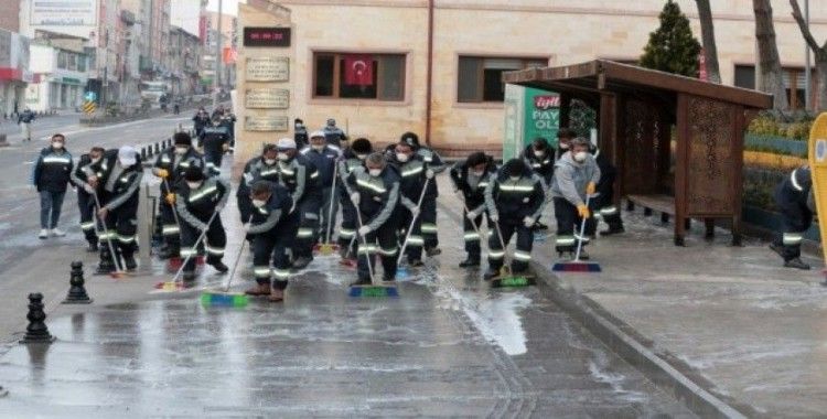 Nevşehir’de dezenfekte seferberliği sürüyor