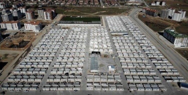 Elazığ'da konteyner kentlerde 4 bin 613 kişi yaşamaya başladı