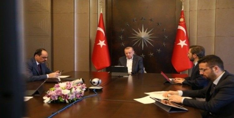 Cumhurbaşkanı Erdoğan, MİT Başkanı Fidan ile video konferansta görüştü