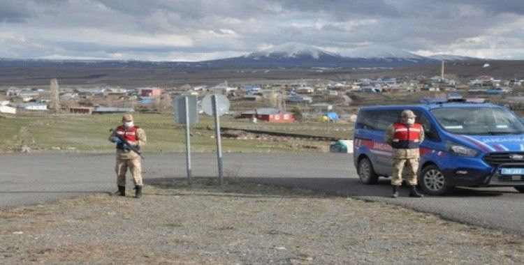 Kars’ta karantinaya alınan köye giriş çıkış yasak