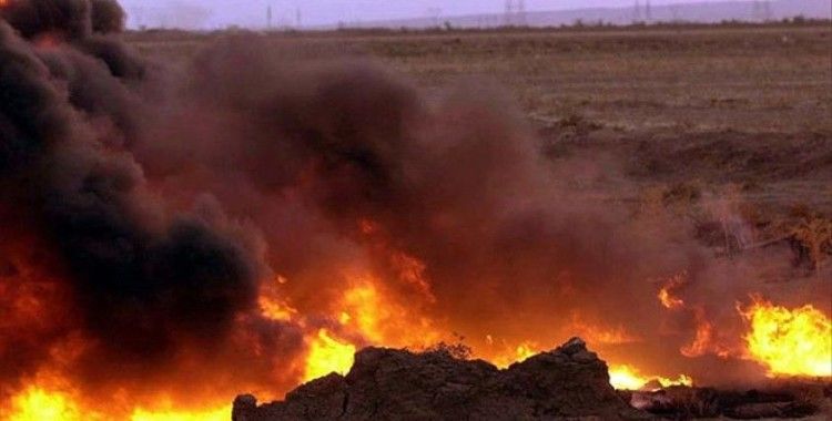 Irak'ta petrol boru hattında yangın çıktı