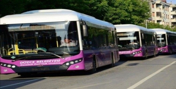 Düzce’de halk otobüsleri sefer saatlerinde yeni düzenleme