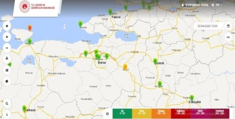Bursa’nın hava kirliliği yüzde 80 azaldı
