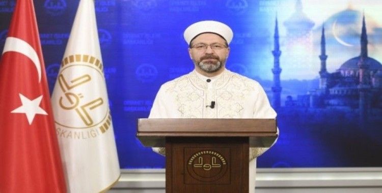 Diyanet İşleri Başkanı Erbaş'tan 'Berat Gecesi' mesajı