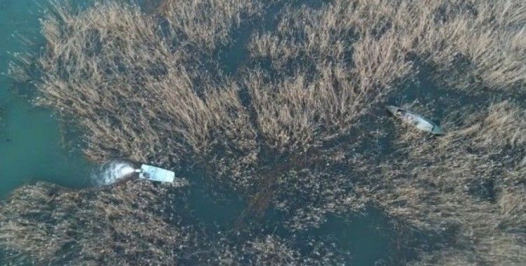 Beyşehir Gölü’nde yasa dışı avlanmaya karşı drone ile sıkı takip