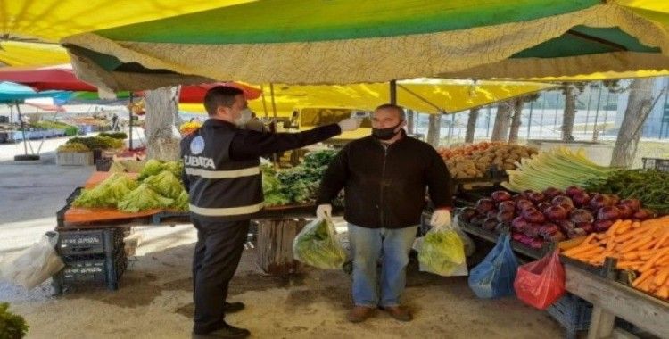 Türkeli’deki pazar yerinde önlemler artırıldı