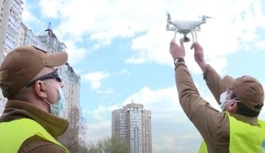 Ukrayna'da karantinaya uymayanlar drone ile yakalanıyor
