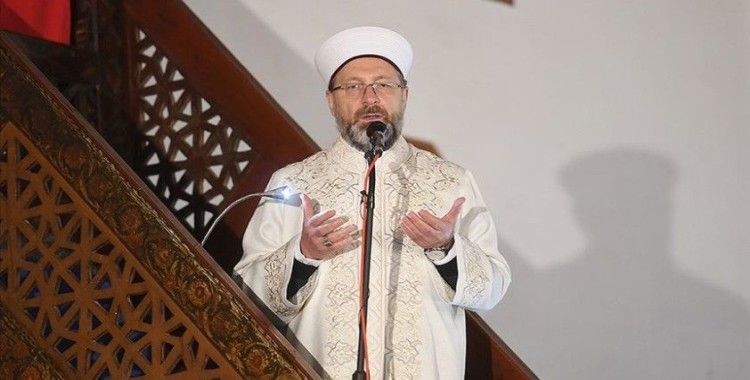 Diyanet İşleri Başkanı Erbaş'tan teşekkür mesajı