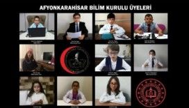 Afyonkarahisarlı öğrenciler Bilim Kurulu üyelerinin yerine geçti