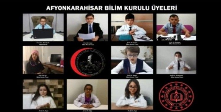 Afyonkarahisarlı öğrenciler Bilim Kurulu üyelerinin yerine geçti