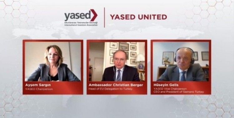 AB Türkiye Delegasyonu Başkanı Büyükelçi Christian Berger YASED United’ın konuğu oldu