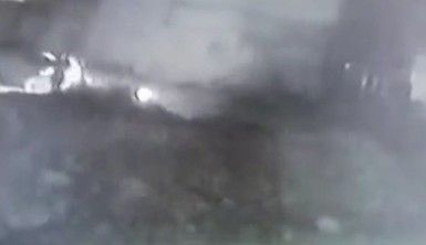 El-Bab'da yaşanan patlama anı güvenlik kamerasına yansıdı
