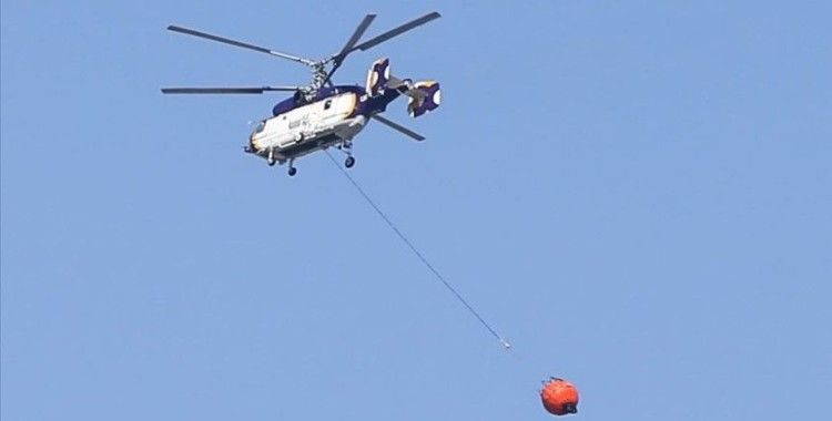 KKTC'deki yangına müdahale için Türkiye'den iki helikopter gönderildi