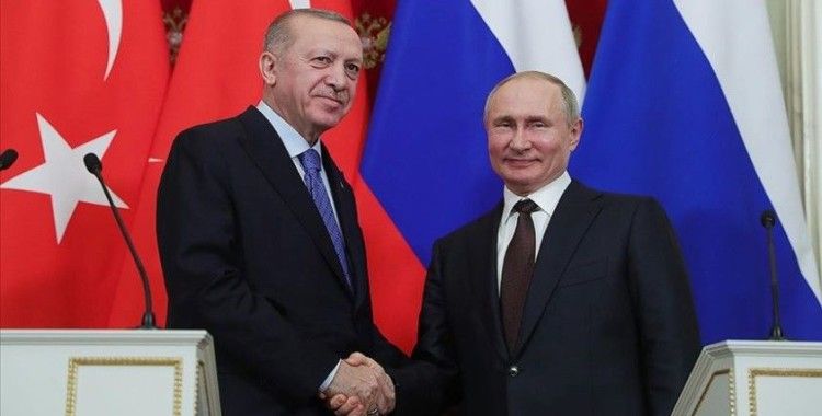 Erdoğan ile Putin Kovid-19'a karşı iş birliğini görüştü