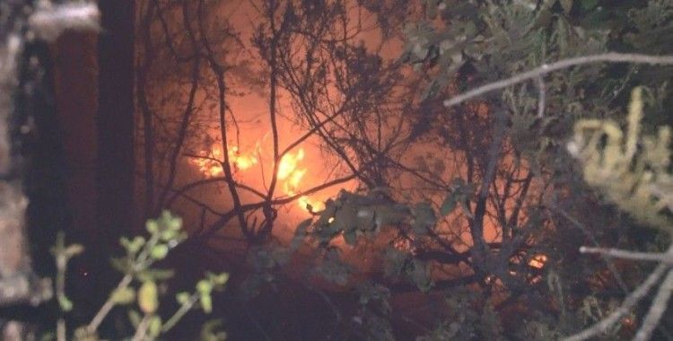 Aydos Ormanı’nda havai fişek nedeniyle yangın çıktı
