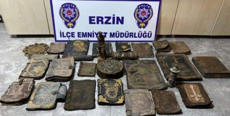 Erzin'de tarihi eser kaçakçılığı