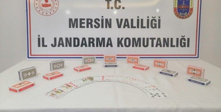 Mersin'de restoranda kumar oynayan 10 kişi suçüstü yakalandı