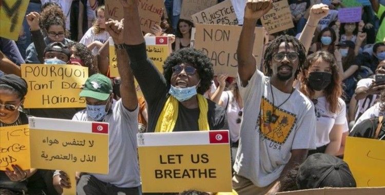 Tunus'ta ırkçılık karşıtı gösteri