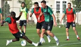 Konyaspor, Gençlerbirliği maçı hazırlıklarını sürdürdü 