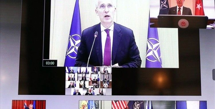 Video konferansla gerçekleşen NATO Savunma Bakanları toplantısı başladı