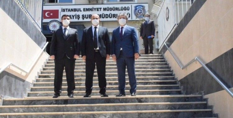 İstanbul Emniyet Müdürü Aktaş, Asayiş Şube Müdürlüğü'nü ziyaret etti