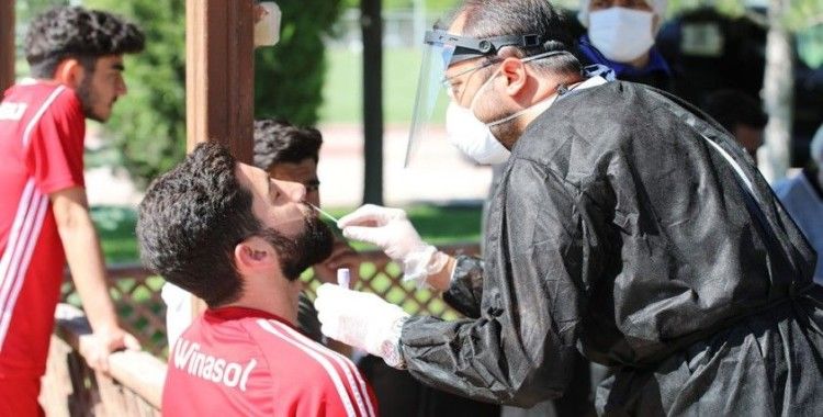 Sivasspor'a 7. kez korona virüs testi yapıldı