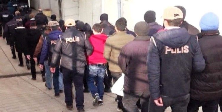 İzmir'de dev suç örgütü operasyonu: 94 gözaltı