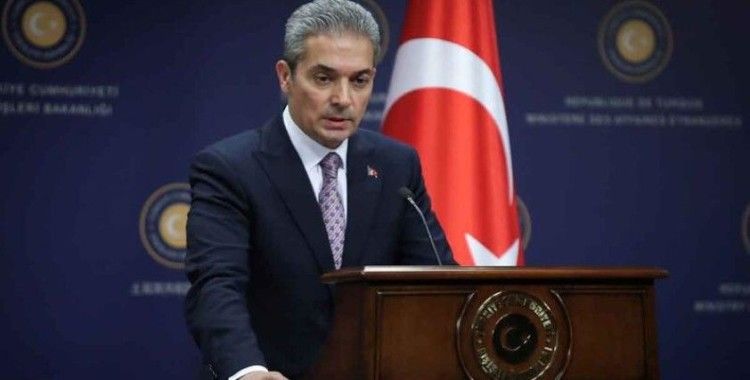 Dışişleri Bakanlığı Sözcüsü Aksoy: 'Kıbrıs Rumlarının muhatabı Kıbrıs Türkleridir'