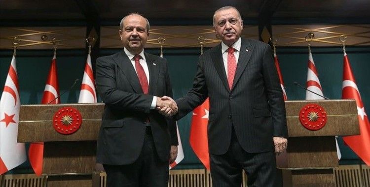 Cumhurbaşkanı Erdoğan, KKTC Başbakanı Tatar ile görüştü