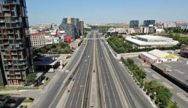 YKS için boş kalan yollar havadan görüntülendi