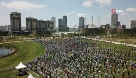 Başakşehir Millet Bahçesi’nde cuma namazı coşkusu