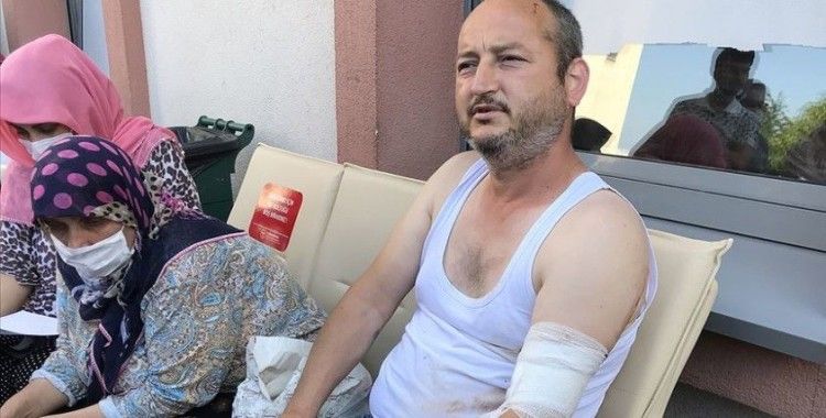 Sakarya'daki patlamada yaralanan işçi Recep Ersoy olay anını anlattı: Patlama ilk vurduğu zaman beni 10 metre fırlattı