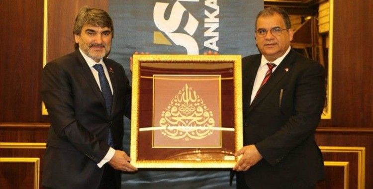 MÜSİAD Ankara üyeleri KKTC'li Bakan Faiz Sucuoğlu ile bir araya geldi