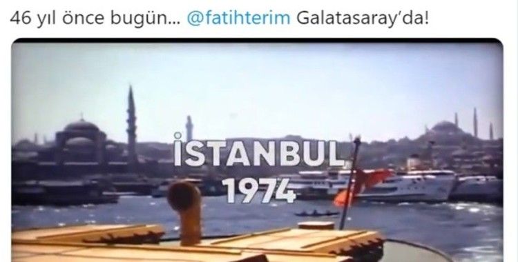 Galatasaray’dan Fatih Terim klibi