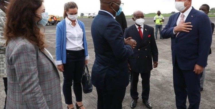 Dışişleri Bakanı Çavuşoğlu, Ekvator Ginesi’nde