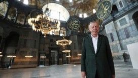 Cumhurbaşkanı Erdoğan ikinci kez Ayasofya Camisi'nde