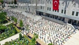 Bakan Koca'dan Ayasofya'daki cuma namazı öncesi uyarı: 'Tedbirli cumaları örnek alalım'