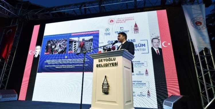 Bakan Kurum: 'Türkiye'de 1,5 milyon acil dönüştürülmesi gereken konut var'