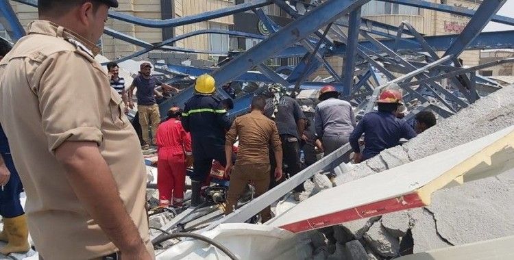 Irak'ta inşaat halindeki bina çöktü: 3 ölü