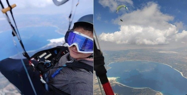 Yamaç paraşütü sporcusu Gülşah Hoş'tan rekor uçuş