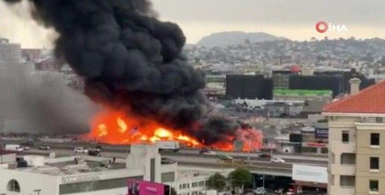 San Francisco’da korkutan yangın