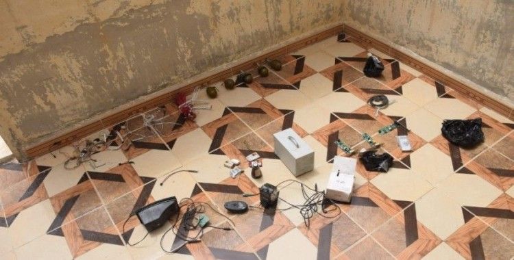 Telabyad'da teröristlere ait patlayıcı malzemeler bulundu