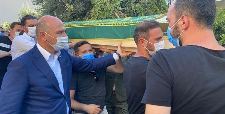 Bakan Soylu, Teftiş Kurulu Başkanı Gürsel'in eşinin cenazesine katıldı