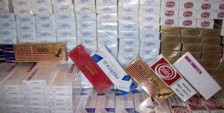 Şanlıurfa'da binlerce paket kaçak sigara ele geçirildi