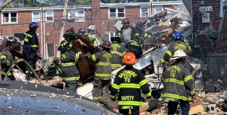 Baltimore'da doğal gaz patlaması: 1 ölü