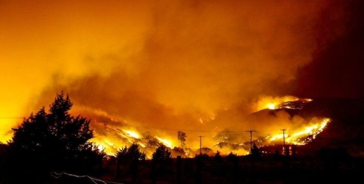 Los Angeles yakınlarında korkutan orman yangını