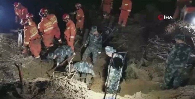 Çin'de toprak kayması: 5 ölü, 1 yaralı