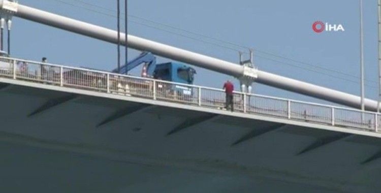 Fatih Sultan Mehmet Köprüsü’nde intihar girişimi