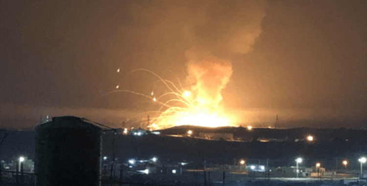 Ürdün'de silah deposunda patlama
