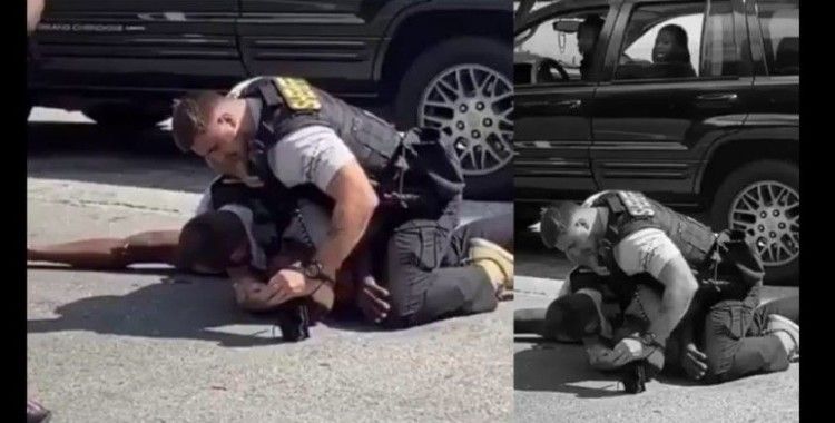 ABD'de bir siyahiyi yumruklayan polis kovuldu